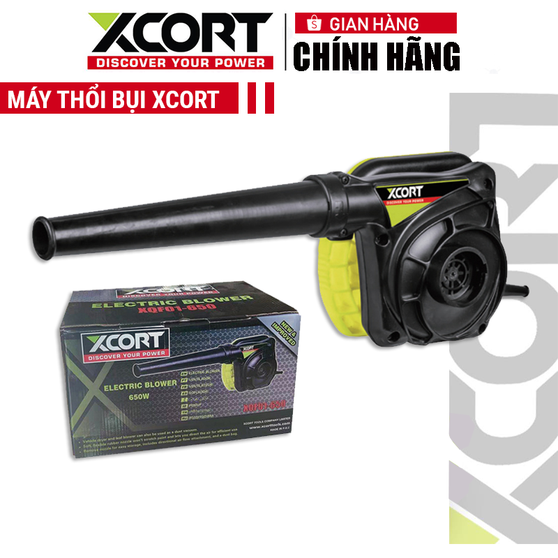 Máy thổi bụi Xcort 650W-Máy hút bụi Xcort 650W-Công nghệ mới, bạn phải tốn tiền mua 2 sản phẩm máy hút bụi và mày thổi bụi