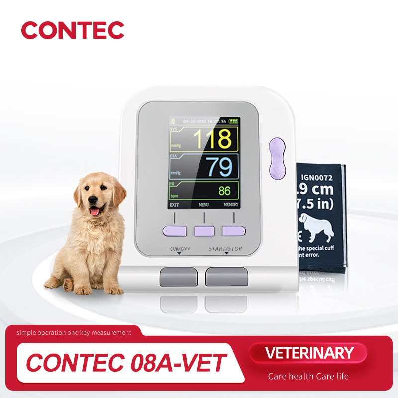 Contec bác sĩ thú y điện tử máy đo huyết áp tự động huyết áp màn hình