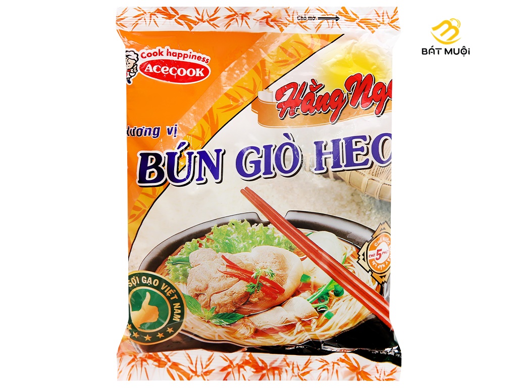 Bún giò heo/ bún mắm/ bún bò huế Hằng Nga gói 75g - Tạp hóa Bát Muội