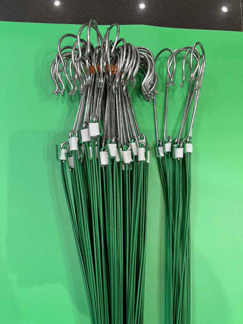 5 móc BỌC NHỰA treo chậu trồng hoa lan 90cm