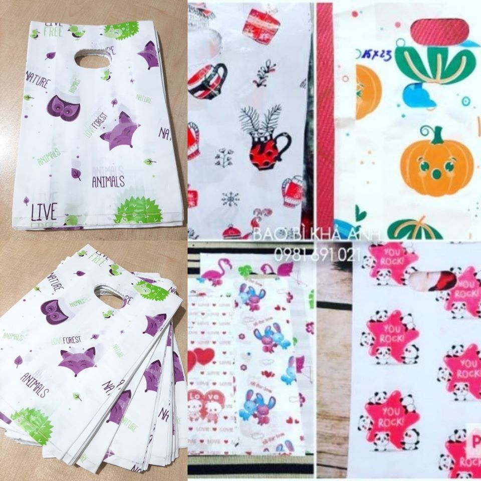 TÚI XỐP IN HÌNH (TÚI XỐP GÓI HÀNG TÚI NILONG ĐỰNG HÀNG)[HCM]1KG
