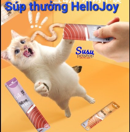 Súp Thưởng Hellojoy mix đủ vị cho mèo