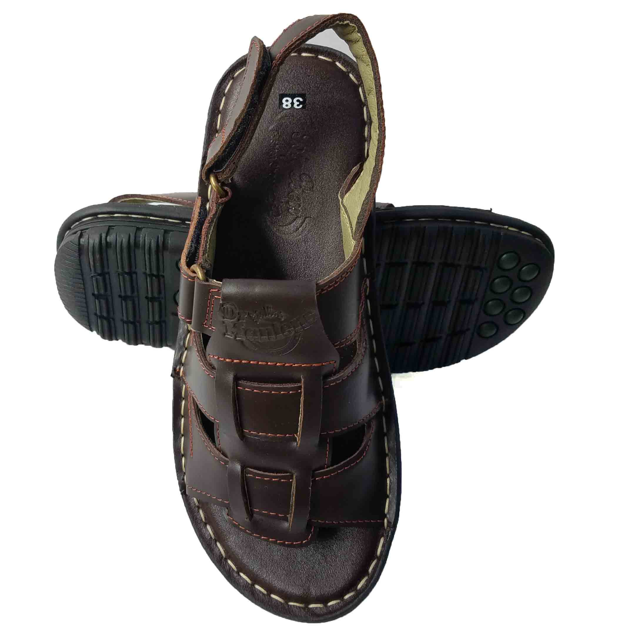 Giày sandal nam bigben da bò thật cao cấp