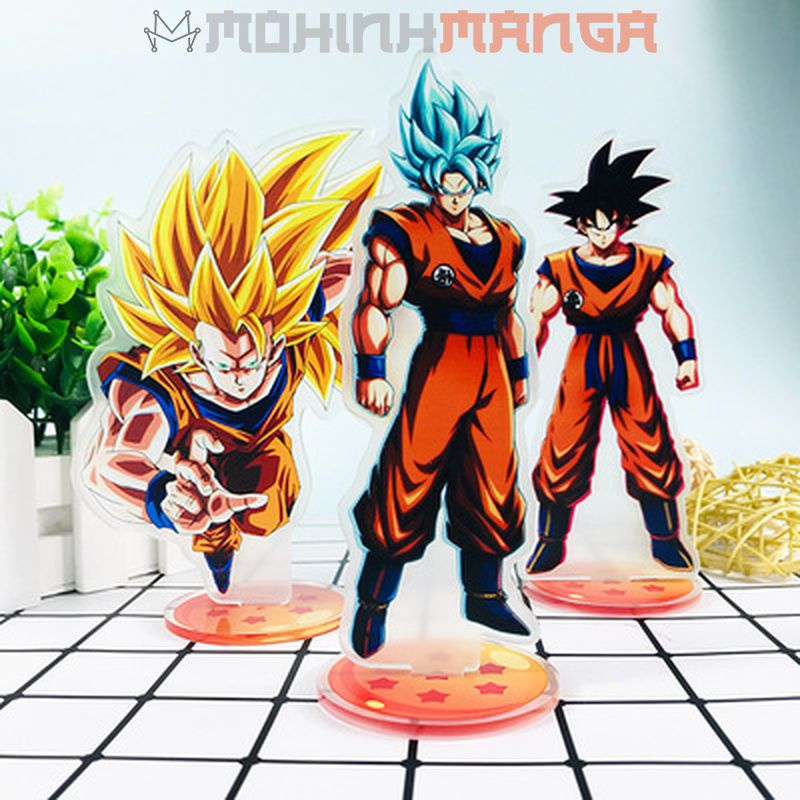 Standee Bảy viên ngọc rồng Dragon Ball Son Goku Black Vegeta Frieza Beerus Trunk Krillin Picolo Rồng thần Shenron Broly