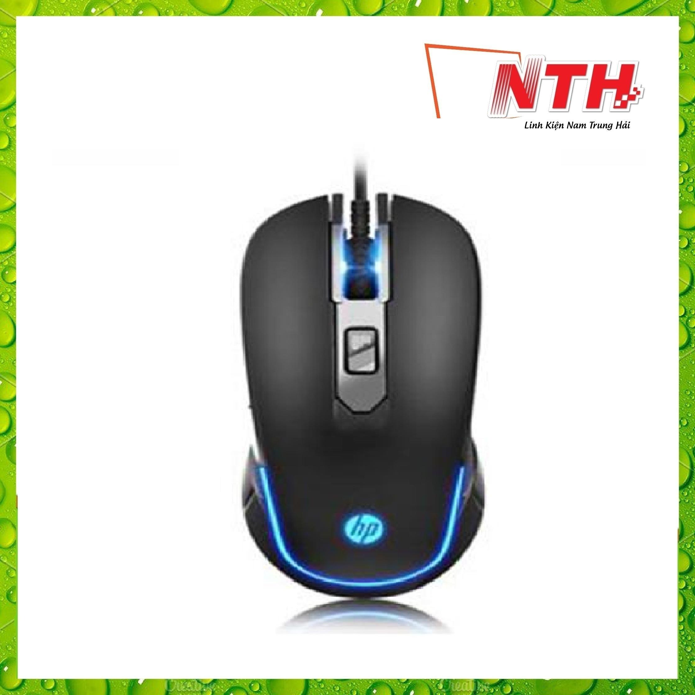 Chuột không dây hp m200 đen led