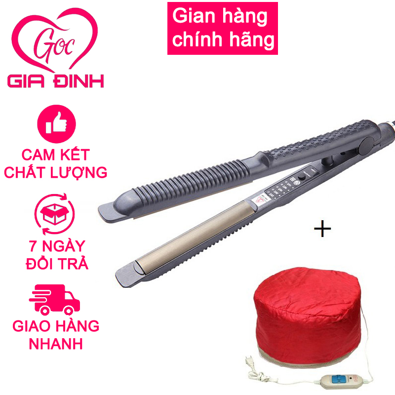 Máy duỗi tóc 5 mức chỉnh nhiệt cao cấp - Lưỡi thẳng