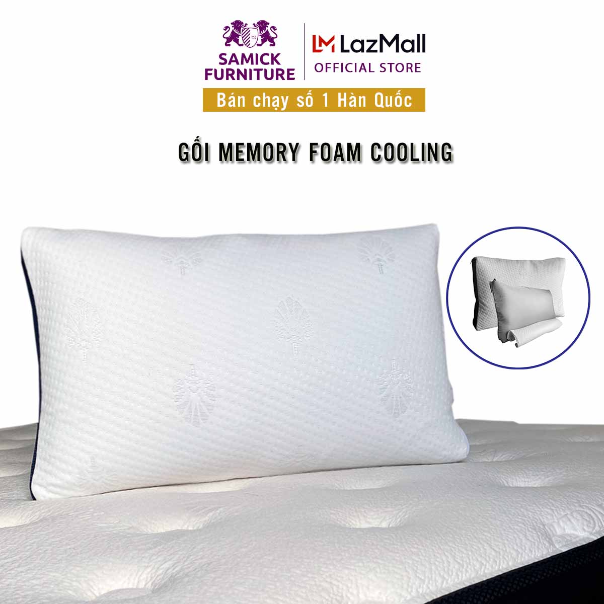 Gối memory foam cooling
