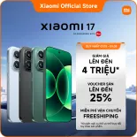Điện thoại thông minh Xiaomi 17 (12+256GB|12+512GB)| Pin 6.330mAh (typ) siêu lớn| Ống kính quang học Leica Summilux| Vi xử lý Snapdragon 8 Elite Gen 5