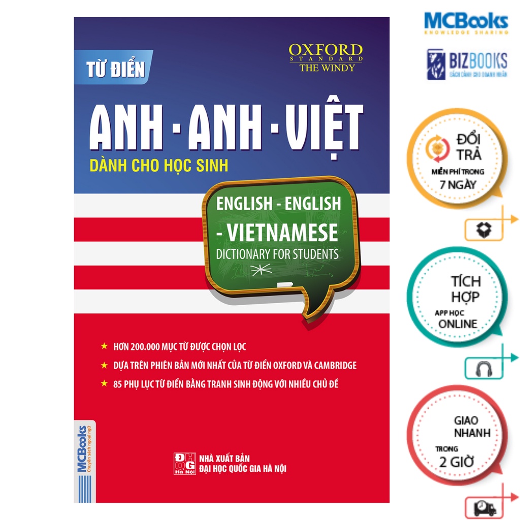 Từ điển Anh - Anh - Việt dành cho học sinh