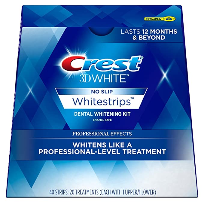 Miếng dán trắng răng Crest 3D White Professional Effects hộp 20 ngày
