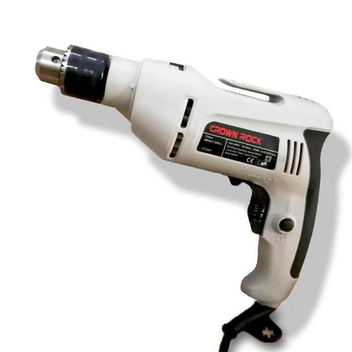 MÁY KHOAN BÊ TÔNG 2 CHẾ ĐỘ CROWN-ROCK CT2341 ĐẦU 13MM - MÁY KHOAN RUỘT ĐỒNG NGUYÊN CHẠY ÊM VÀ BỀN