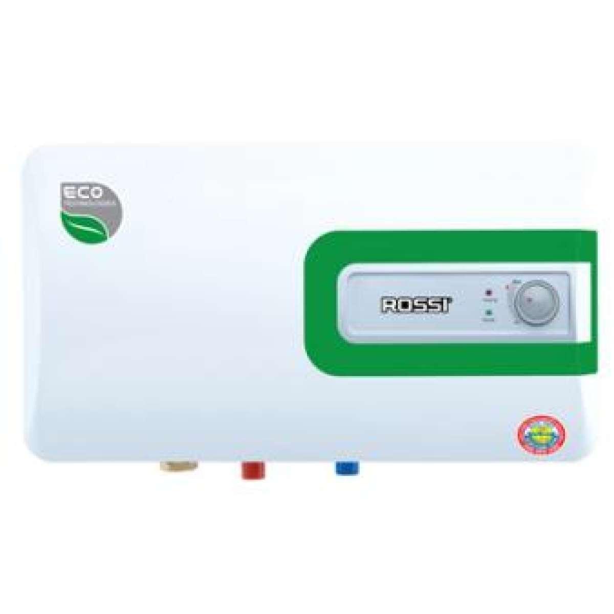 Bình nóng lạnh Rossi DI – Ngang ECO, 20 Lít, chống giật, trang men kim cương nhân tạo