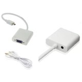 Cáp chuyển micro hdmi sang vga có âm thanh gia bách
