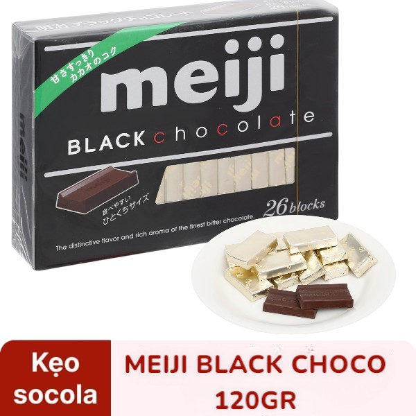 KẸO SOCOLA  MEIJI BLACK THANH 120GR - 90337