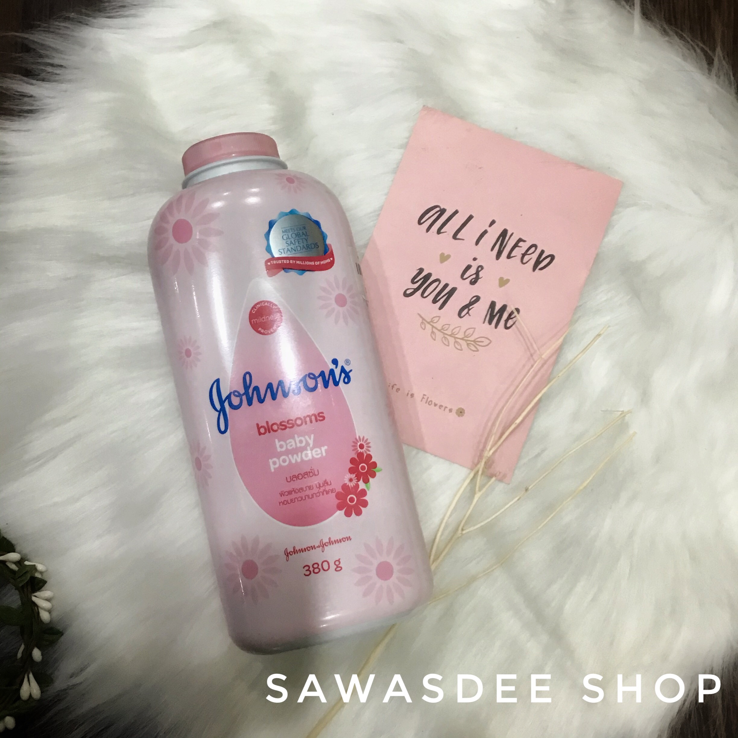 Phấn Johnson Baby hàng Thái Lan 380g