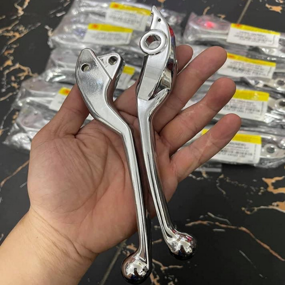 Tay thắng trước sau xi niken bóng loáng cao cấp cho honda vario