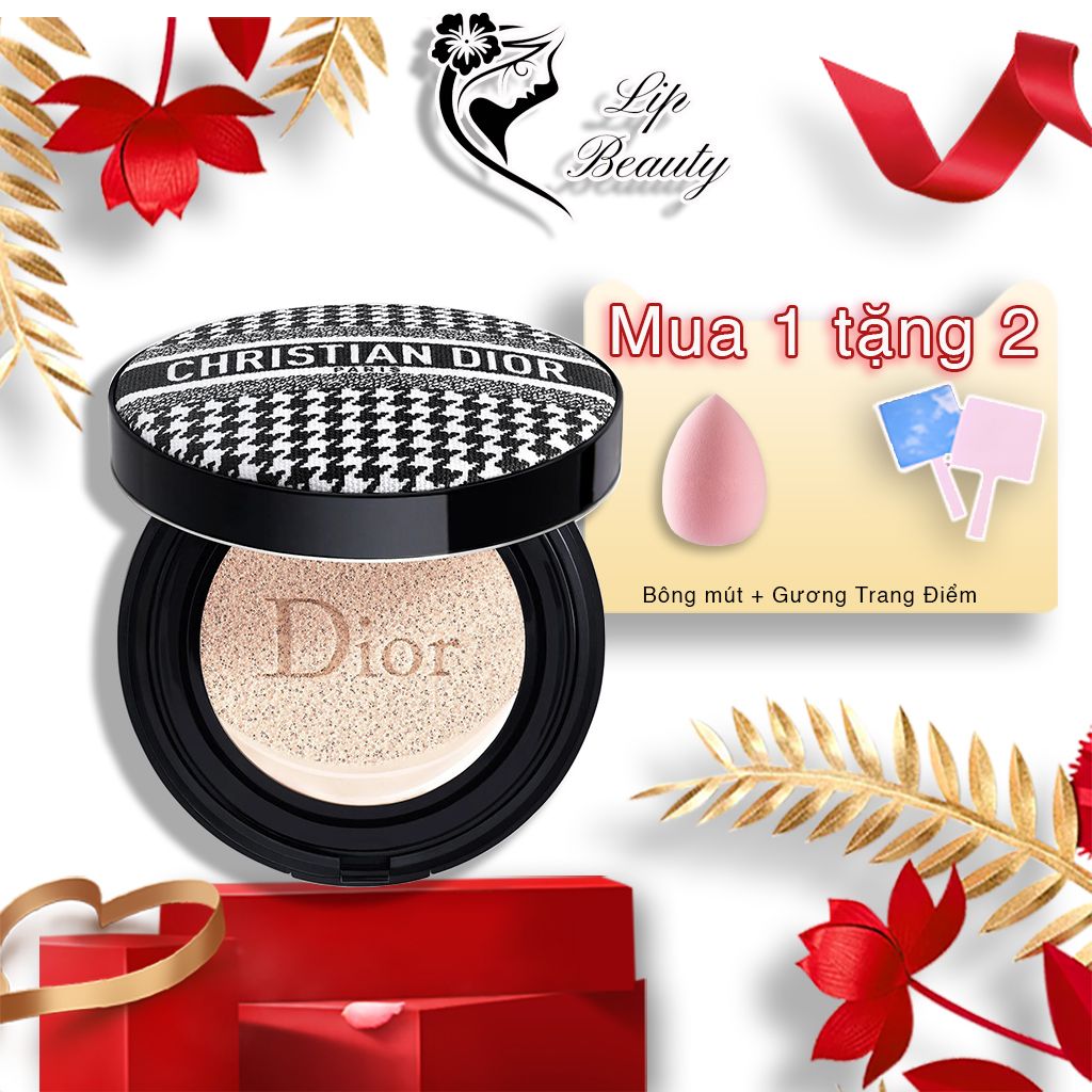 Phấn nước dior forever skin glow cushion spf50 pa+++ 14g – limited edition - lips beauty vvv