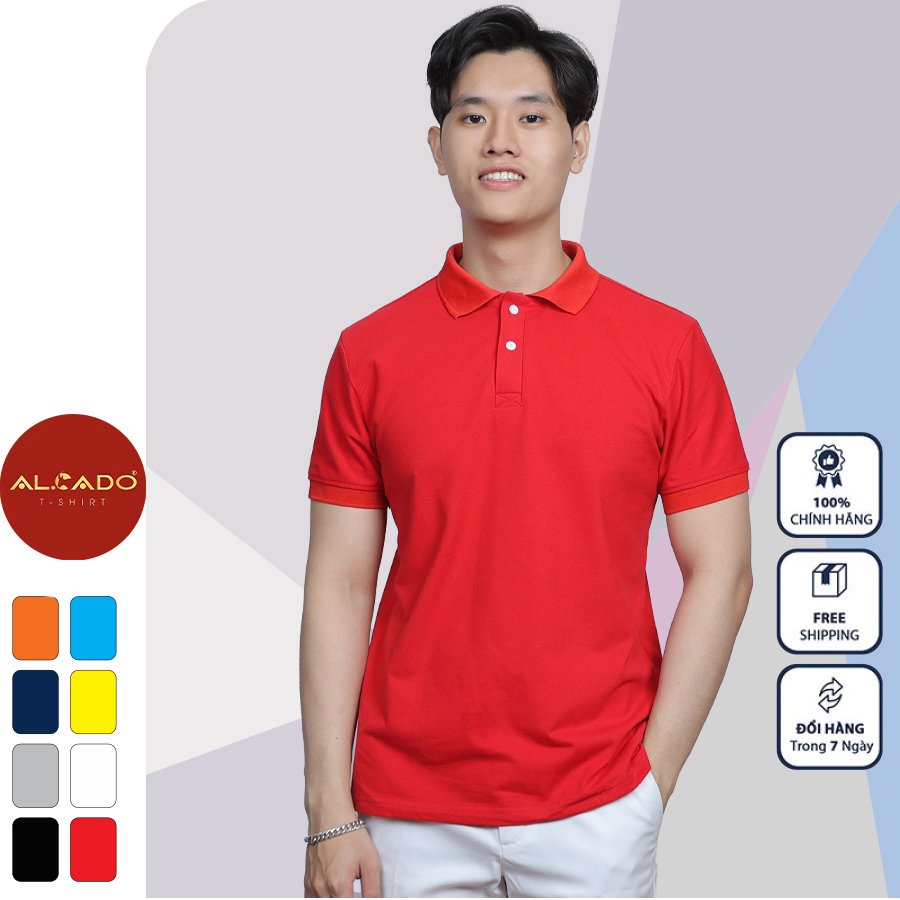 Áo Thun Có Cổ Cá Sấu 4 Chiều Giá Rẻ đồng phục nhóm công ty nam nữ - ALCADO