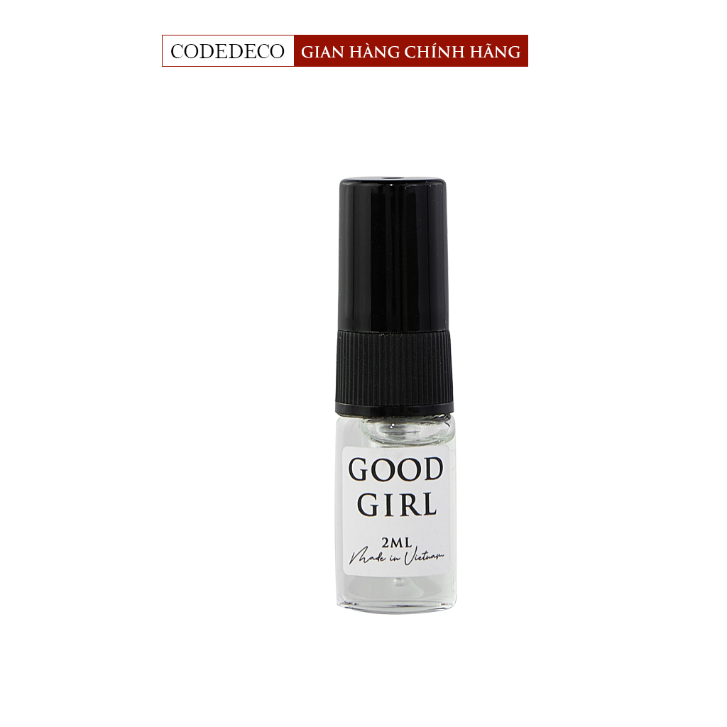 Tinh dầu nước hoa CODEDECO Good Girl Vial 2ml ngọt ngào, gợi cảm