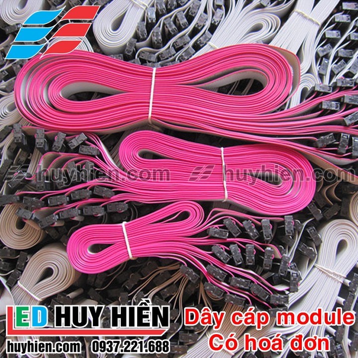 Dây cáp song song module led 16 sợi chiều dài 1m ( dây cáp 3 đầu ) dùng cho biển led 2 mặt