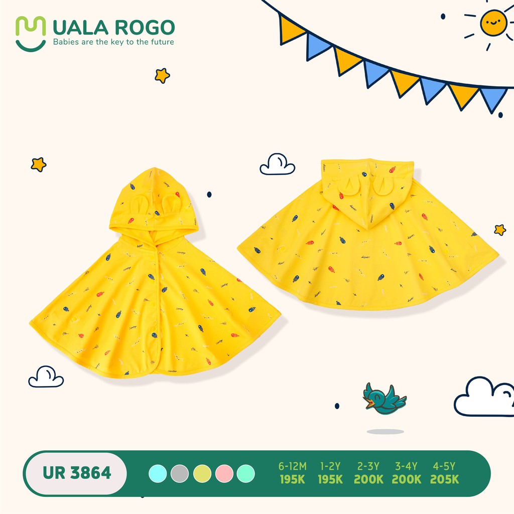 Áo choàng Uala rogo che nắng, mưa