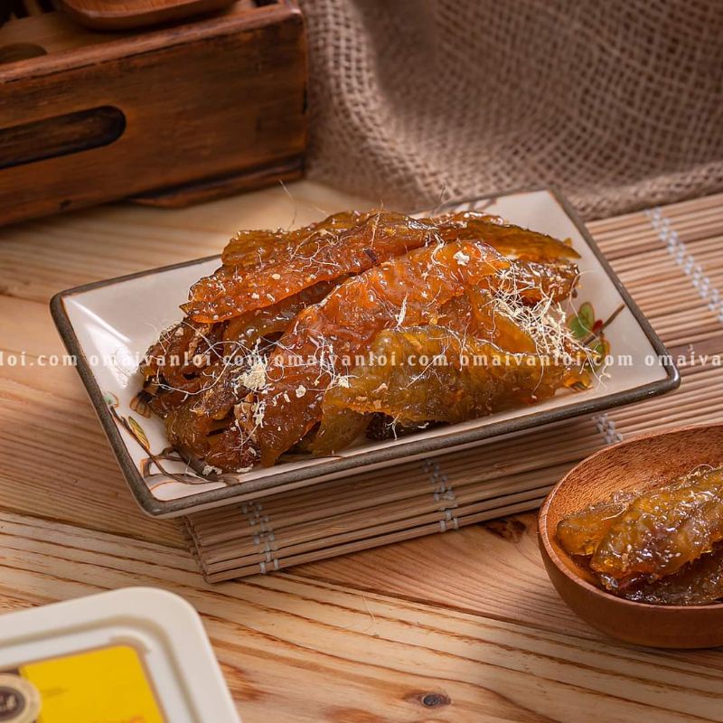 Ô mai vạn lợi - khế tươi xào gừng chua ngọt - hộp 350gr / 500gr