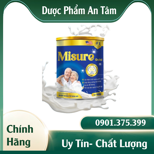 [CHÍNH HÃNG - HOÀN TIỀN] Sữa ngủ ngon Misure 450g - Cải thiện mất ngủ, chính hãng từ Hoa Kỳ