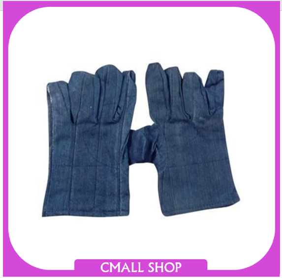 Combo 10 đôi găng tay vải bò, găng tay vải jean, găng tay thợ hàn, găng tay cơ khí