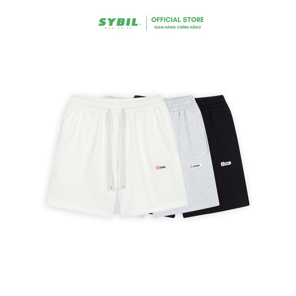Sybil basic short - quần short đùi nỉ da cá cotton dày dặn form unisex