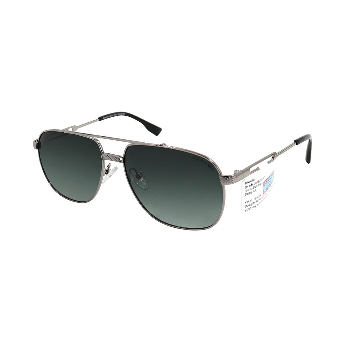 Kính mát unisex hiệu exfash ef29955 c33 tròng xám