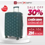 Vali KUME - KIGIN HACHI KG812, SIZE  - Chất Liệu Nhựa ABS+PP Hạn Chế Bể Vỡ, Khóa Số Âm Hiện Đại