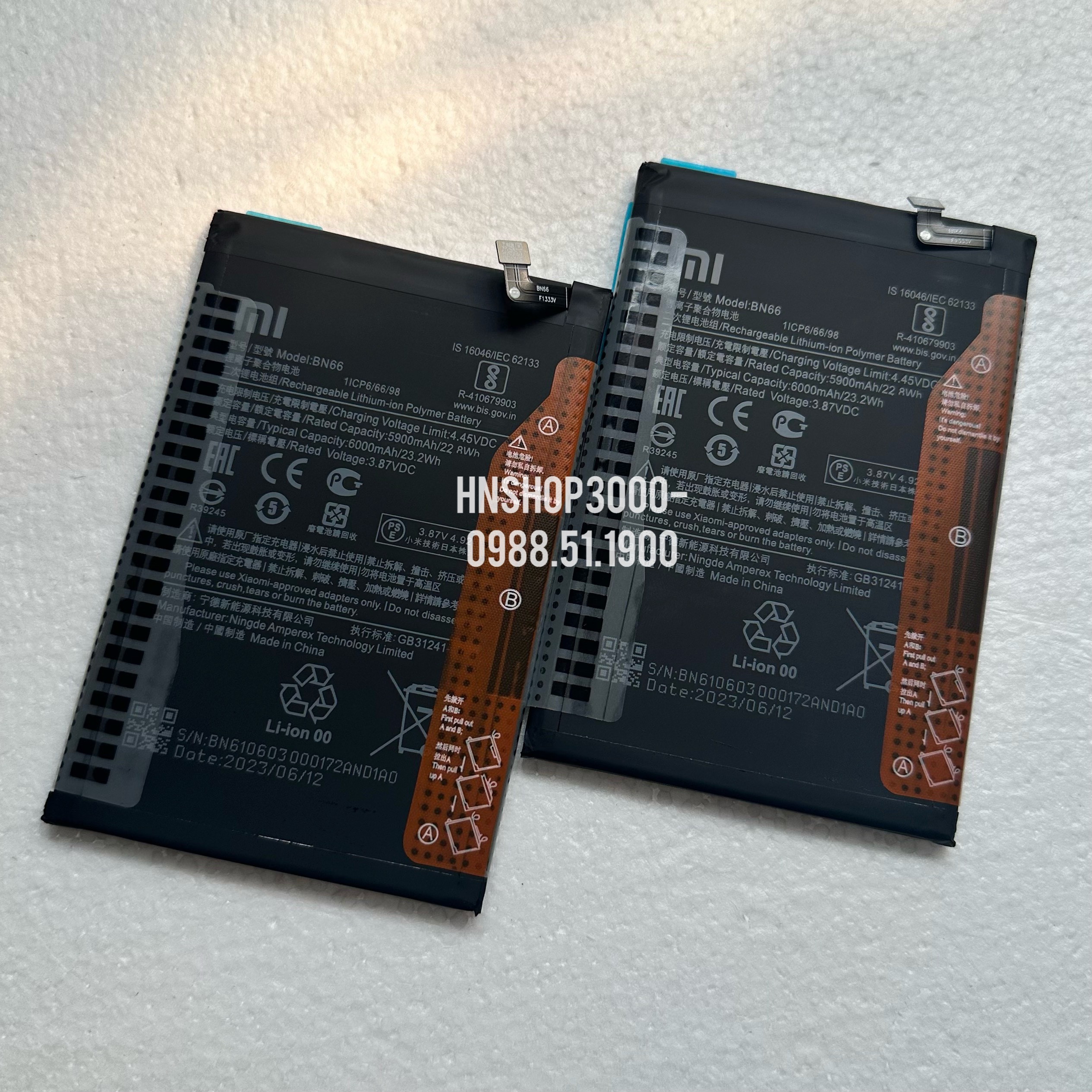 Pin xiaomi poco c40 bn66 6000mah zin chính hãng- bảo hành 6 tháng