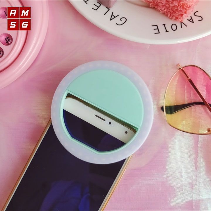 Đèn led selfie ring light 3 chế độ sáng tiện lợi