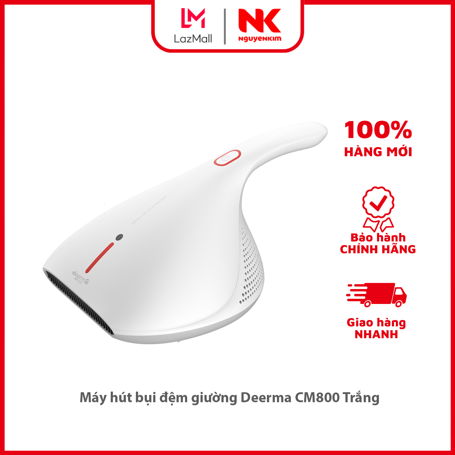 (NK Sản Phẩm Mới) Máy hút bụi đệm giường Deerma CM800 Trắng