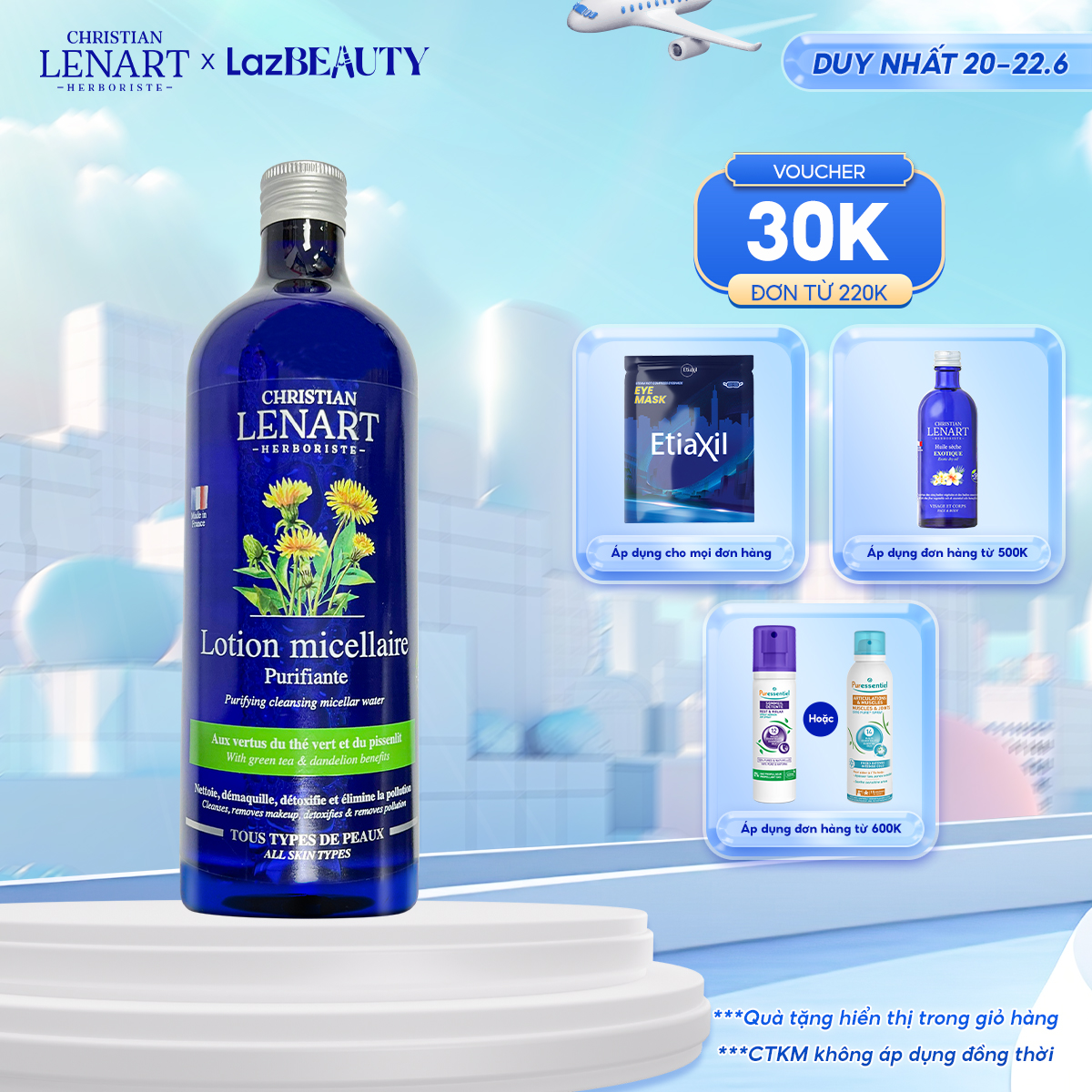 Nước Tẩy Trang Trẻ Hóa Da Christian Lenart Anti Pollution 500ml
