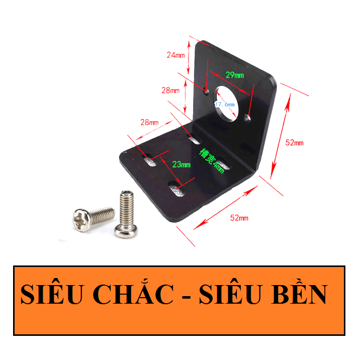 Khung giá đỡ động cơ 775 V2 Lỗ TRÒN ( Tặng kèm 02 ốc bắt vào 775 )