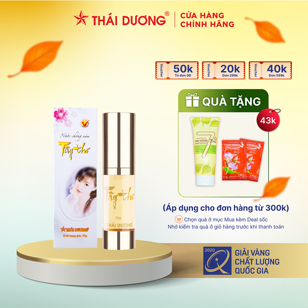 Nước tây thi chống nám, tàn nhang sao thái dương 20g