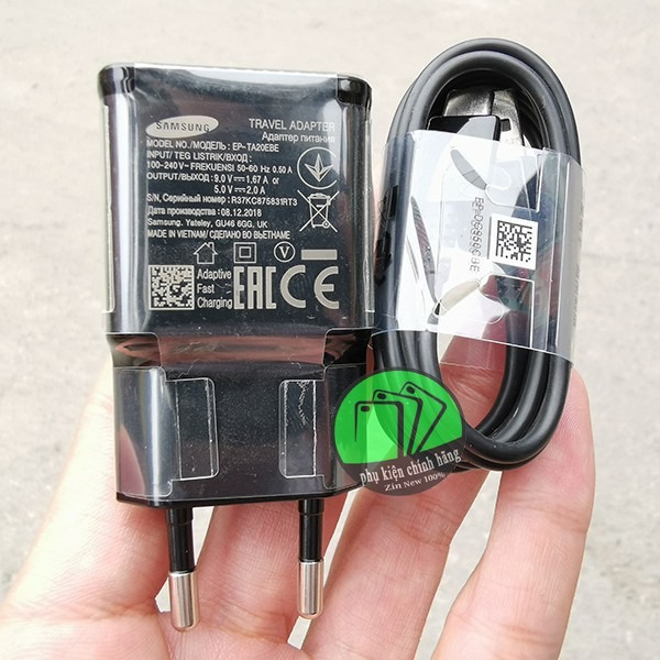 Bộ sạc nhanh (Fast Charge 2.0) dành cho Samsung S9, NOTE 9, A20 và các dòng thấp hơn - Cam kết Chuẩn Zin Xịn