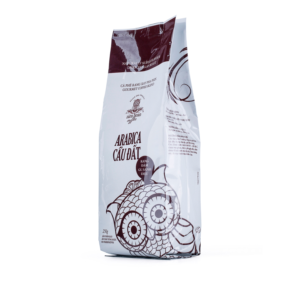 [HCM]CÀ PHÊ PHA PHIN ARABICA CẦU ĐẤT - TÚI 250g  - Zara Bean Coffee