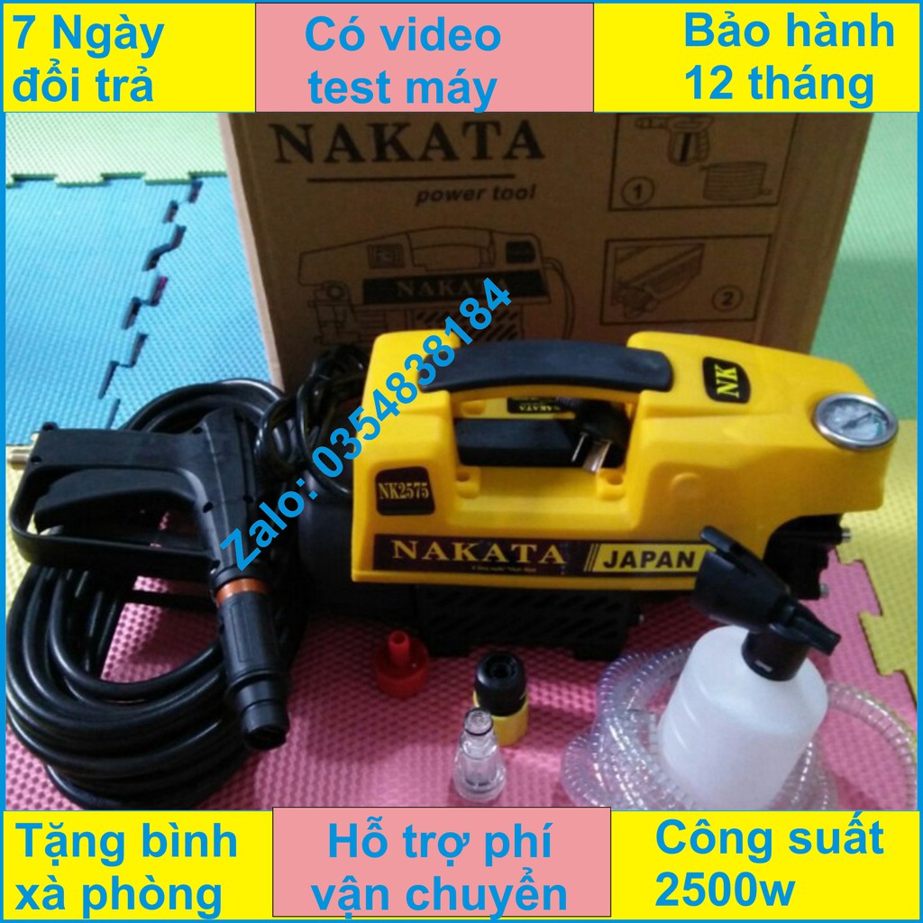 Rửa xe công xuất nakata 2500w - hàng mới về