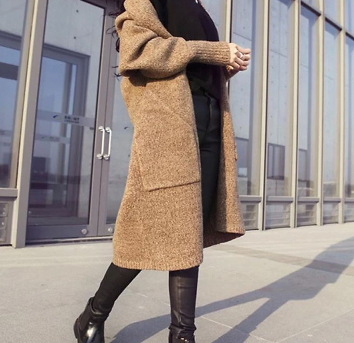 Áo khoác ngoài cardigan len dệt kim siêu dày dặn, phong cách hàn quốc- ảnh thật cuối