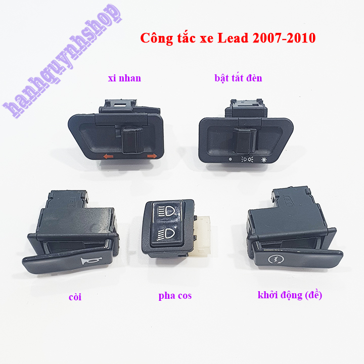 Nút công tắc xe lead đời cũ 2007-2010