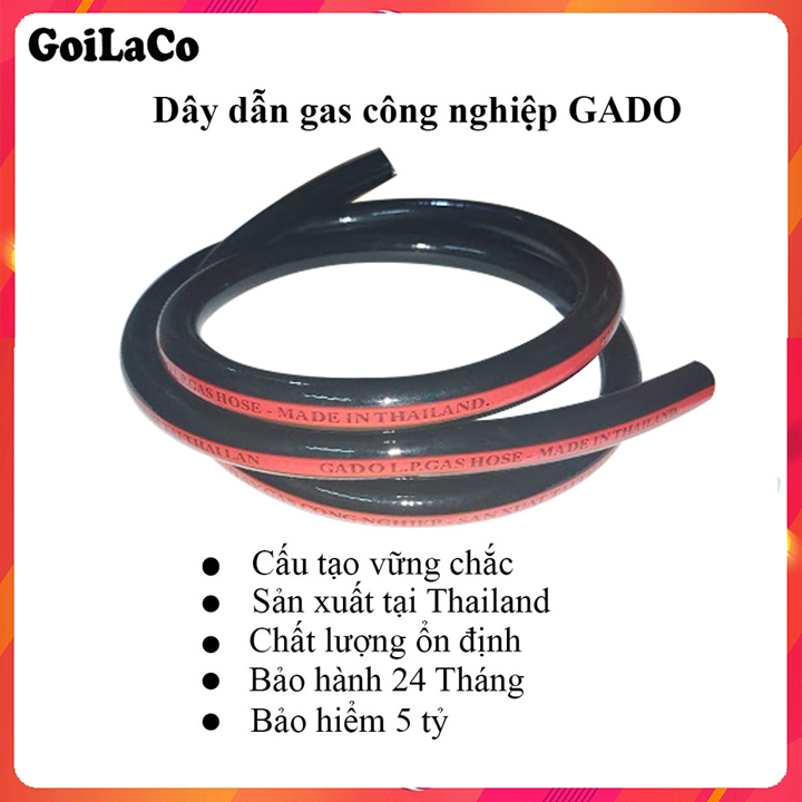 Dây dẫn gas công nghiệp khè Gado – dài 1.5m Dây dẫn gas giá rẻ