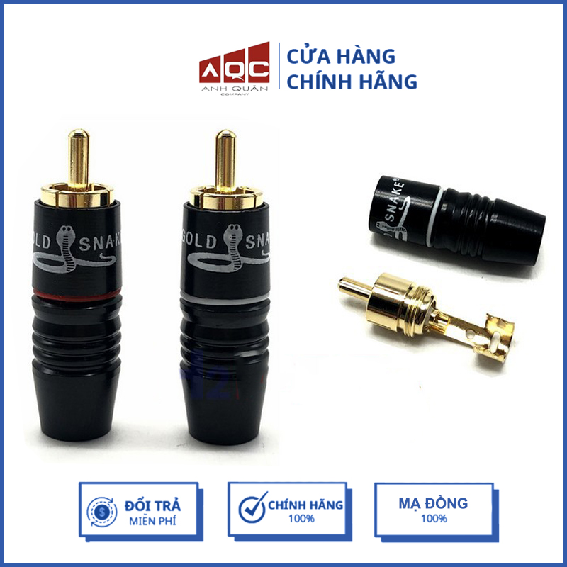 Đầu Jack AV Hàn GOLD SNAKE loại Đực Đầu Đồng Chính Hãng