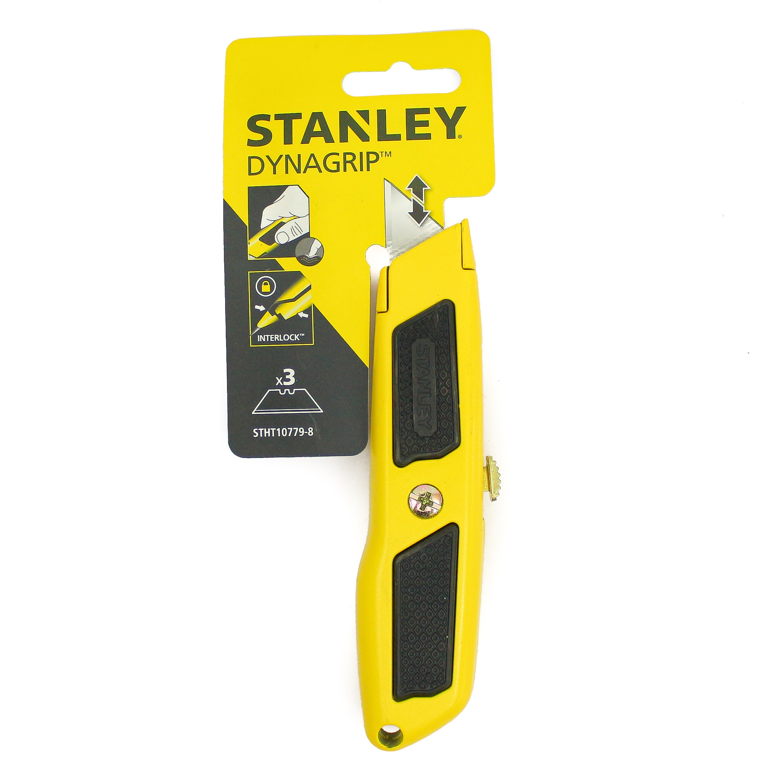 Dao rọc cáp cán nhôm 150mm stanley stht10779-8 màu vàng