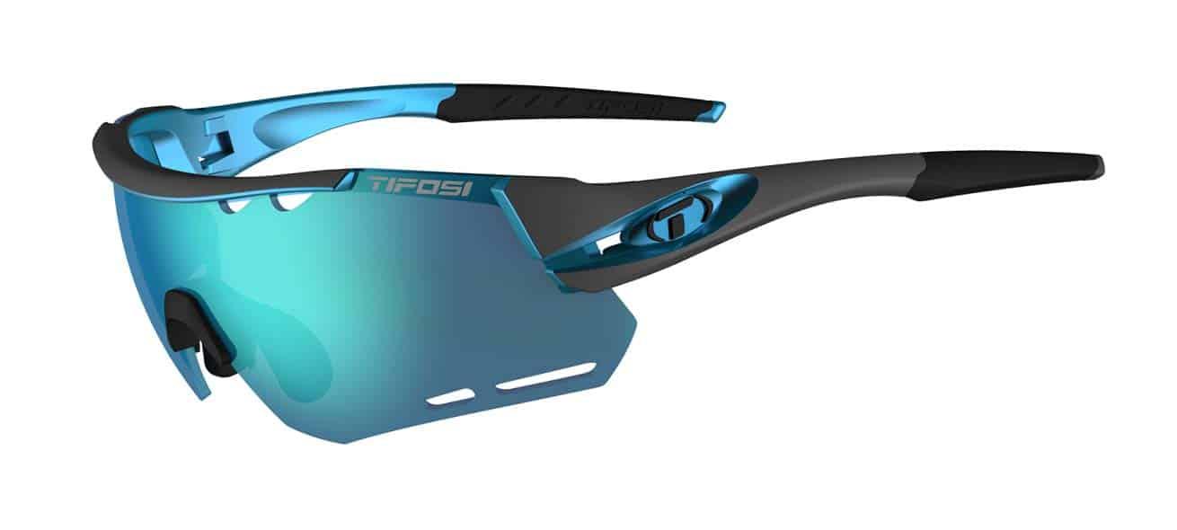 Kính mát thể thao tifosi alliant - gọng gunmetal / blue, bộ 3 tròng clarion blue / ac red / clear