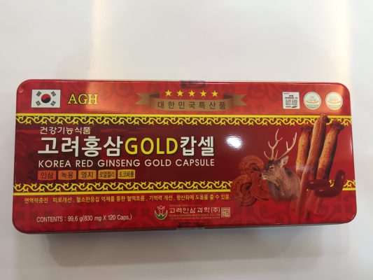 Viên đạm tổng hợp hồng sâm nhung hươu linh chi đỏ hàn quốc