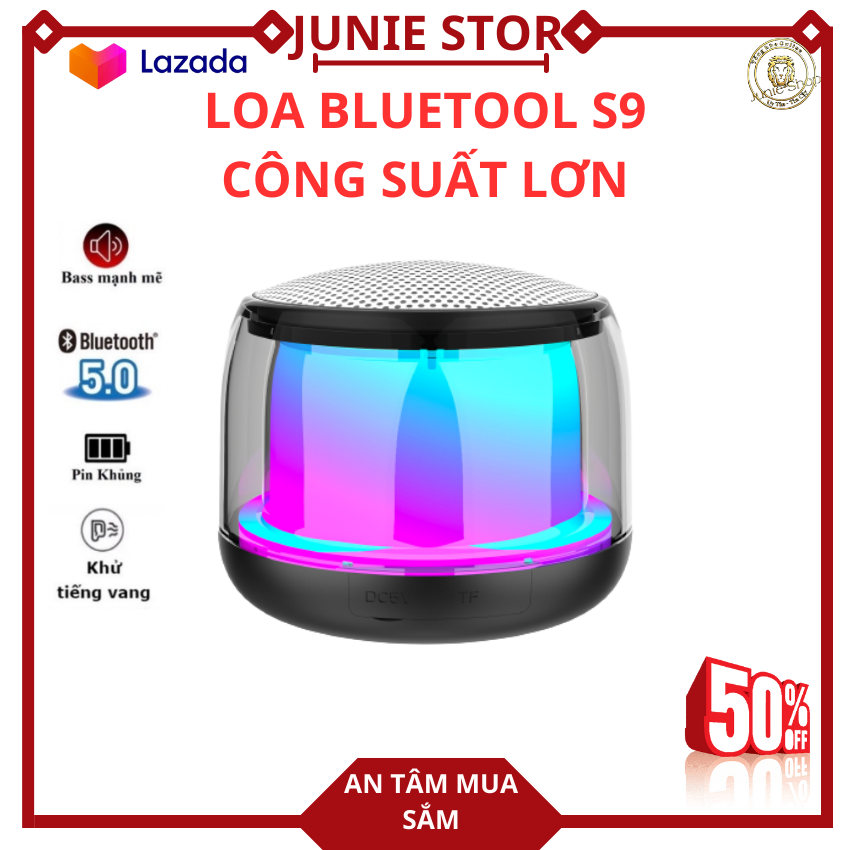 Loa bluetooth mini không dây smart speaker l59 có đèn led cầm tay giá rẻ treble rời nghe nhạc công suất lớn hát karaoke vi tính tương thích với điện thoại máy tính