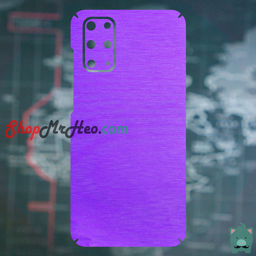 [HCM]Skin Dán Mặt Sau Lưng Vân Nhôm Samsung Galaxy S20 - S20 Plus - S20 Ultra