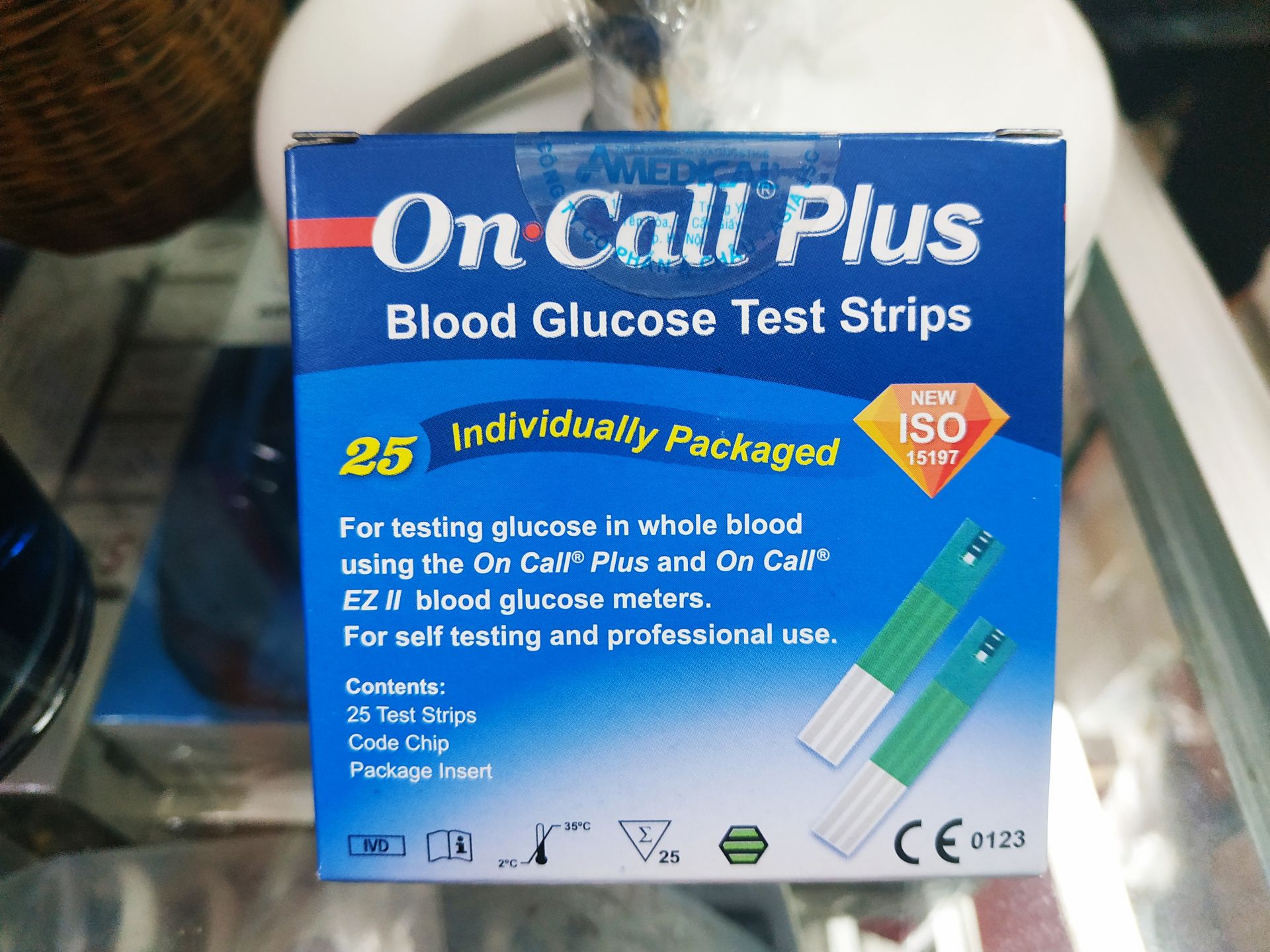 Que thử đường huyết on call plus